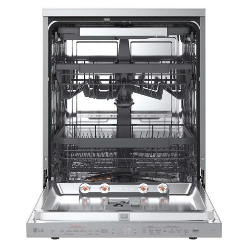 ΠΛΥΝΤΗΡΙΟ ΠΙΑΤΩΝ ΕΛΕΥΘΕΡΟ 60CM LG DF375HVS (A / INOX LOOK / 14 ΣΕΡΒ / 3ο ΡΑΦΙ / ΑΤΜΟΥ / Wi-Fi)